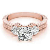 Engagement Rings 3 Stone Round - TN82847
